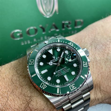 rolex green dial watch|rolex green face price.